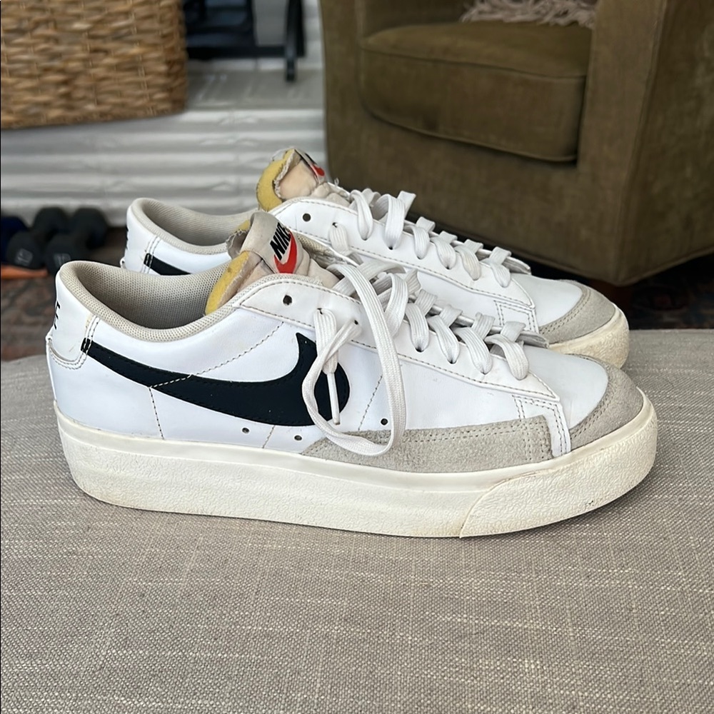 Nike Women’s White and Black Sneakers